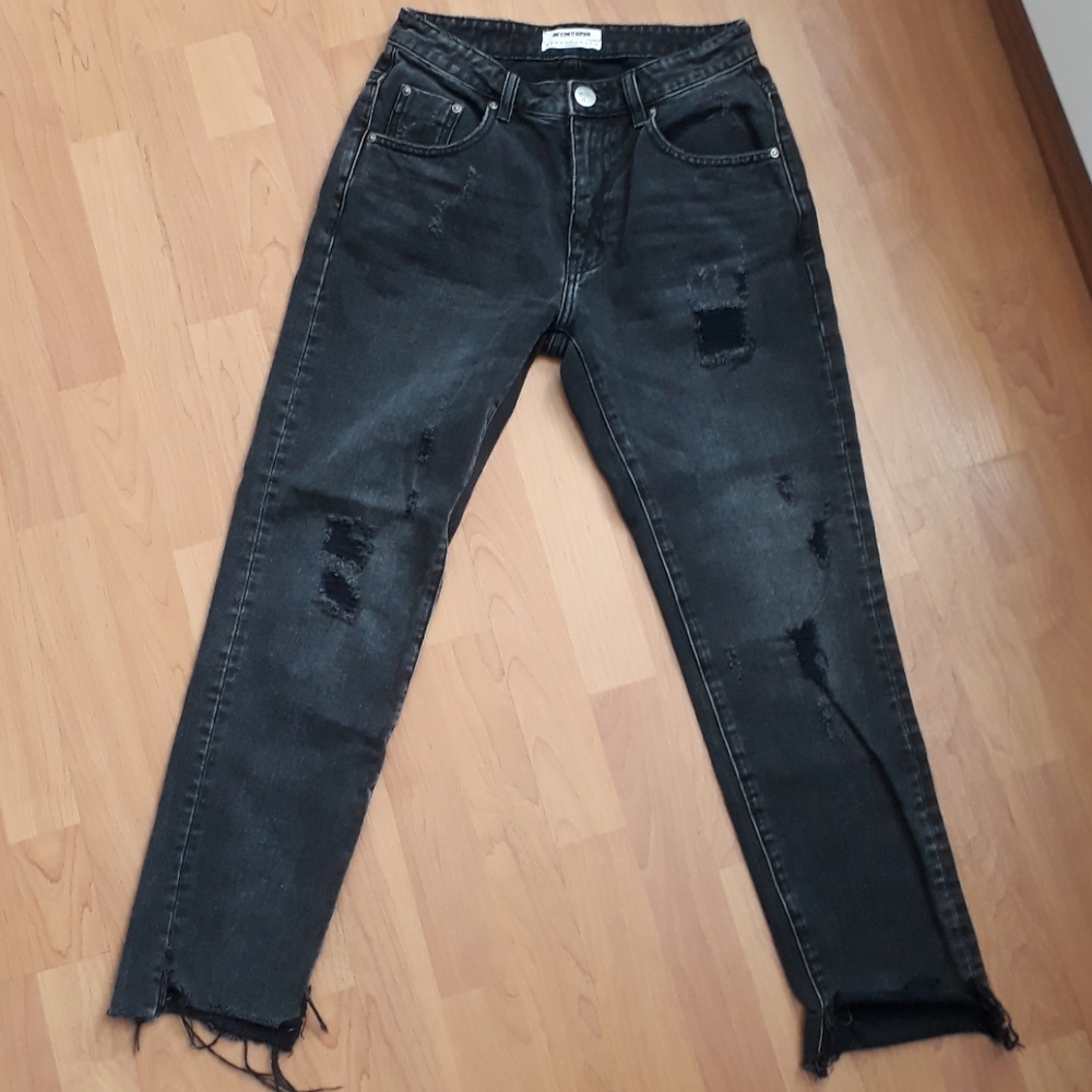 high-rise jeans